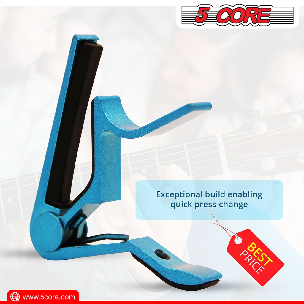 5Core Capo Acoustic Electric Guitar 6 String Kapo Clip For Banjo