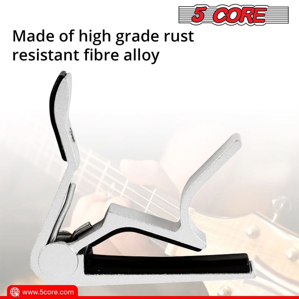 5Core Capo Acoustic Electric Guitar 6 String Kapo Clip For Banjo
