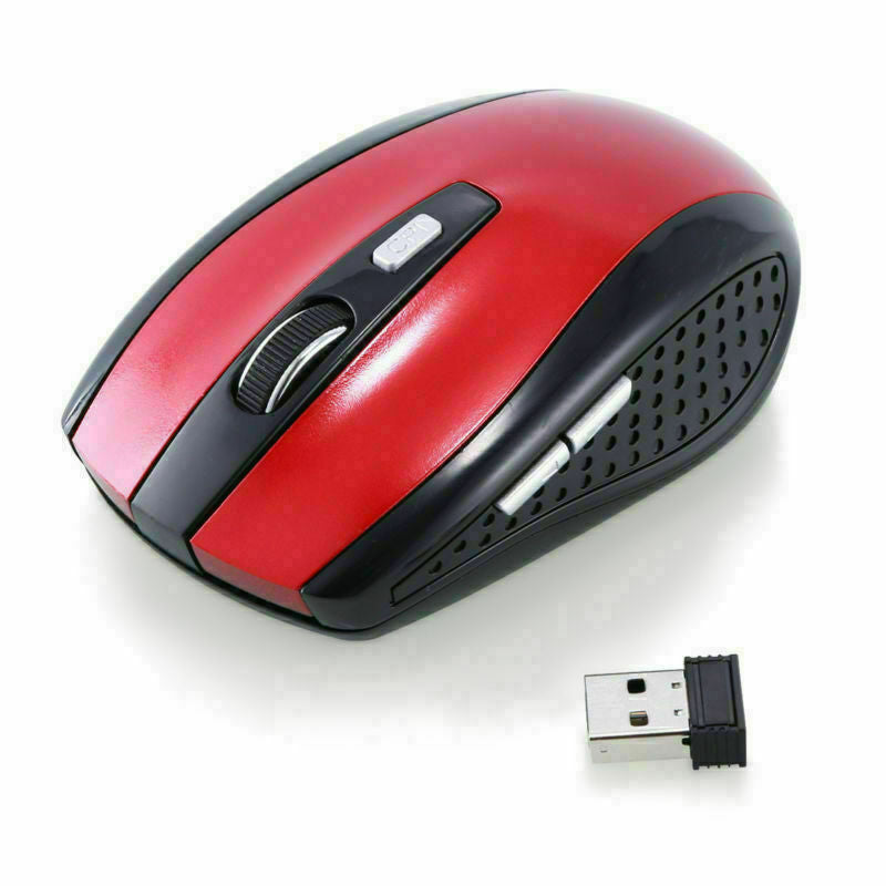 2.4GHz Wireless Optical Mouse Mice & USB Receiver For PC Laptop