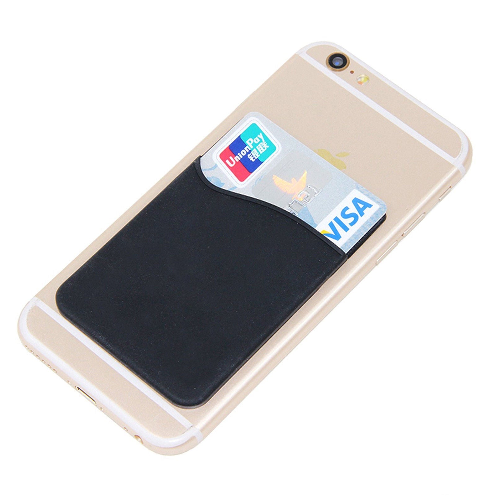 5x Silicone Credit Card Holder Cell Phone Wallet Pocket Sticker