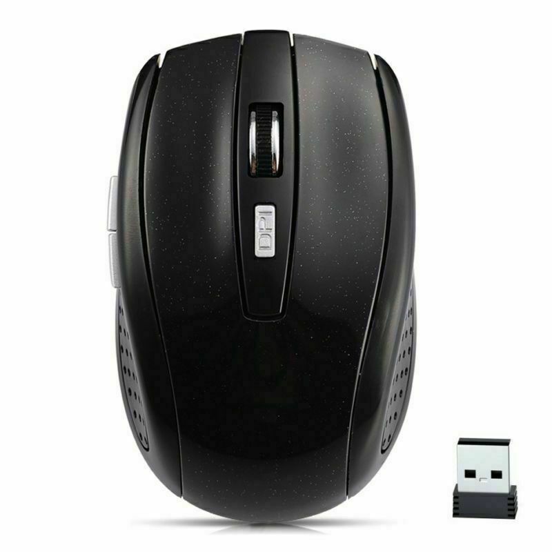 2.4GHz Wireless Optical Mouse Mice & USB Receiver For PC Laptop