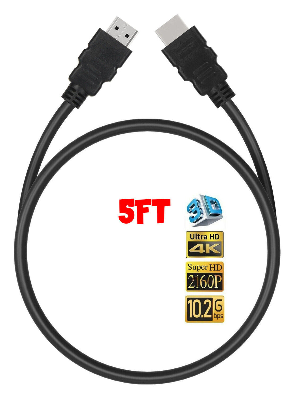 4K HDMI 2.0 Cable UHD HDTV Ultra HD High Speed 2160P HDR 60Hz 18Gbps