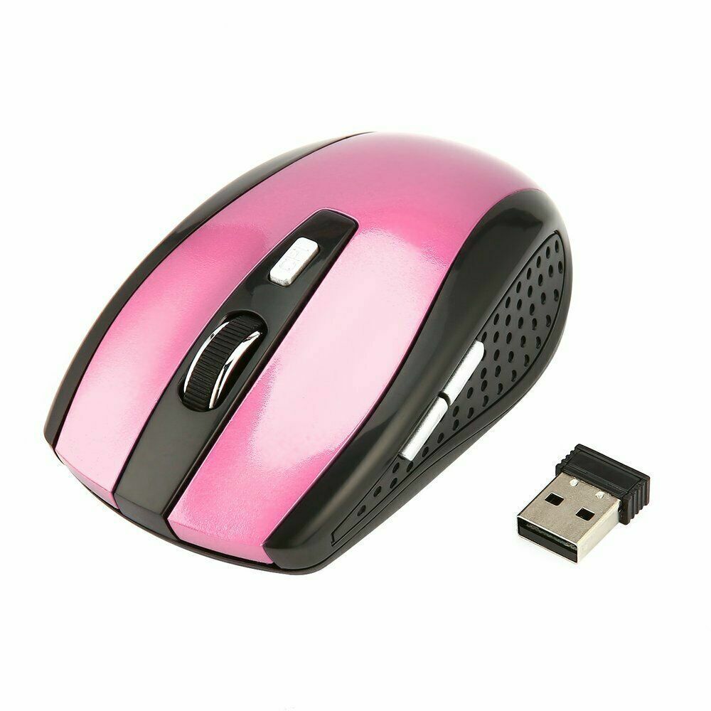 2.4GHz Wireless Optical Mouse Mice & USB Receiver For PC Laptop
