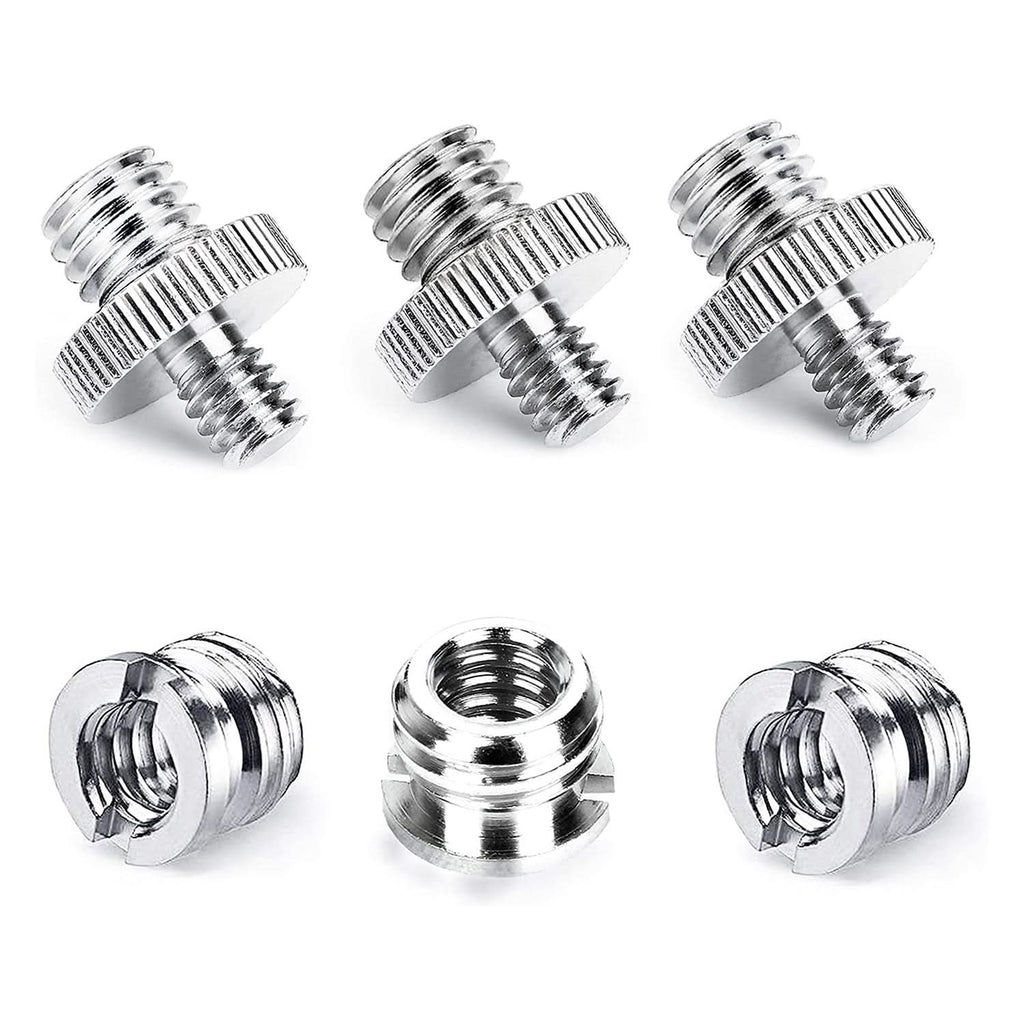 5 Core 3/8 to 1/4 Adapter 5Pcs Camera Mount Durable Tripod Screw