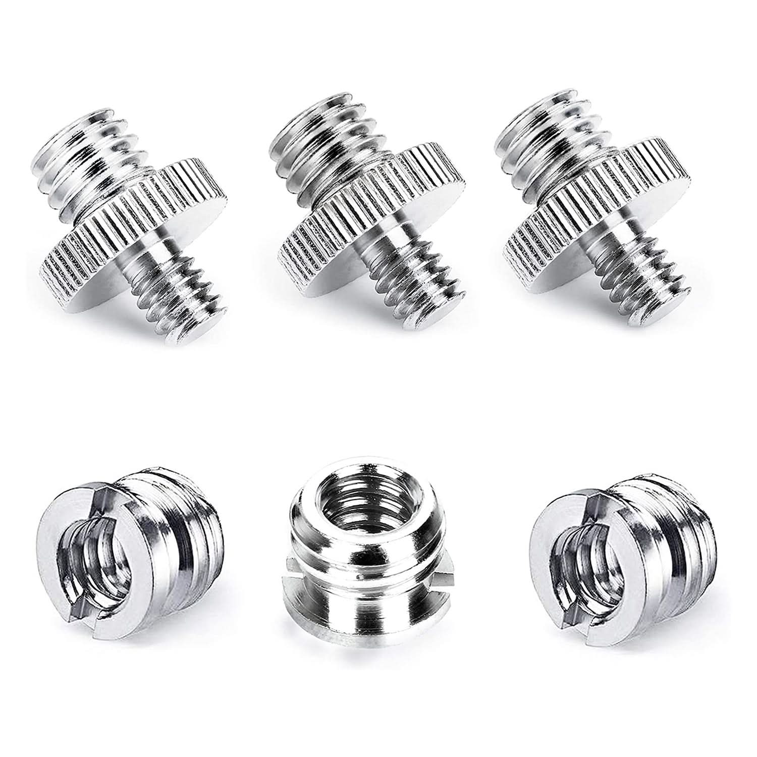 5 Core 3/8 to 1/4 Adapter 5Pcs Camera Mount Durable Tripod Screw