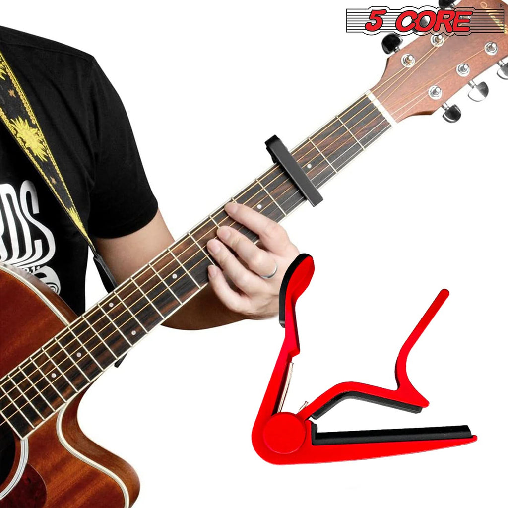 5Core Capo Acoustic Electric Guitar 6 String Kapo Clip For Banjo