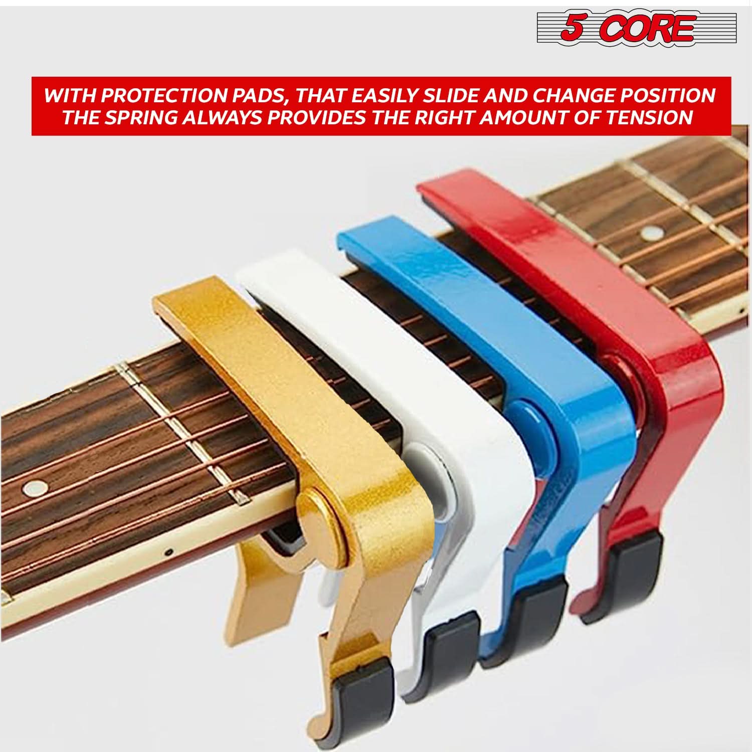 5Core Capo Acoustic Electric Guitar 6 String Kapo Clip For Banjo