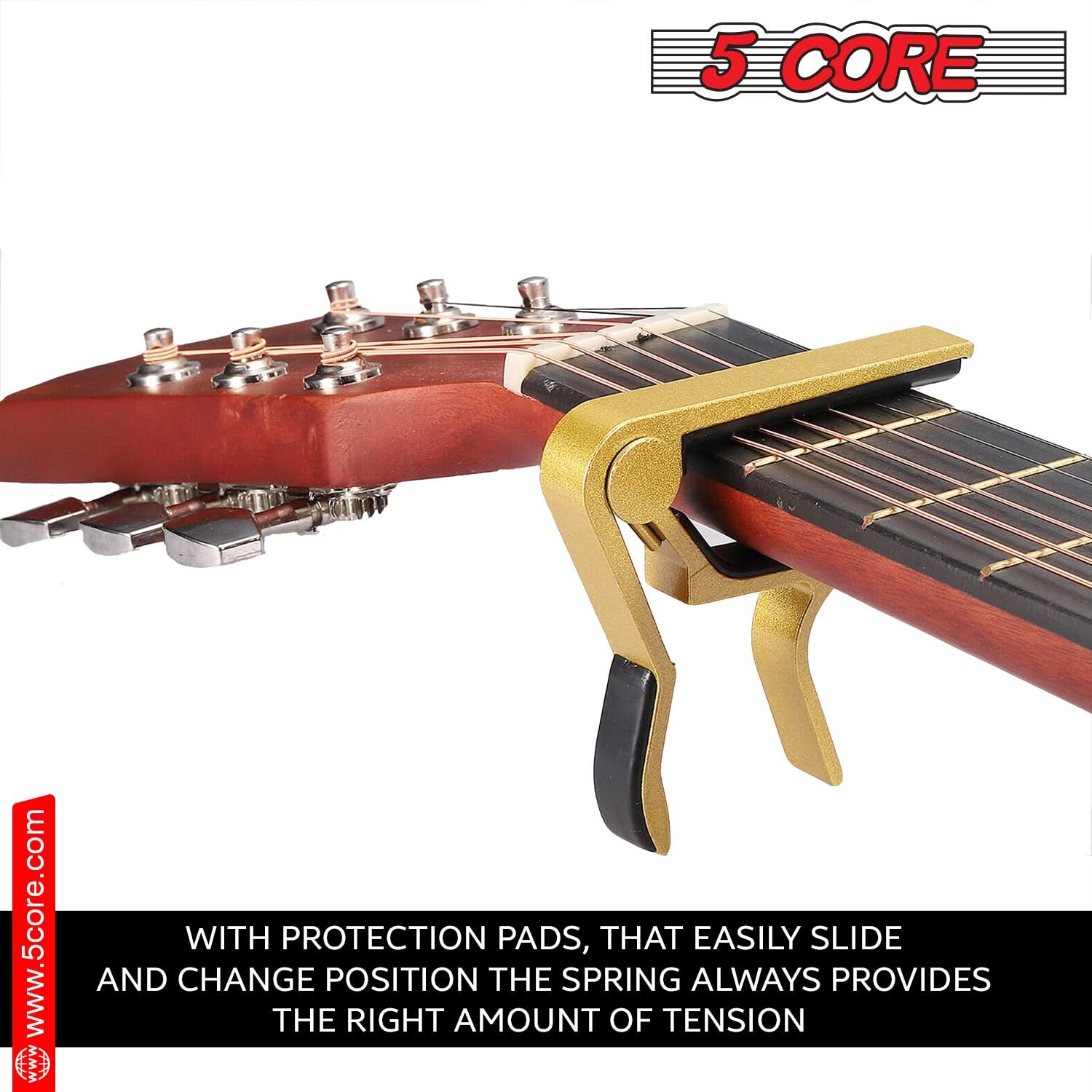 5Core Capo Acoustic Electric Guitar 6 String Kapo Clip For Banjo