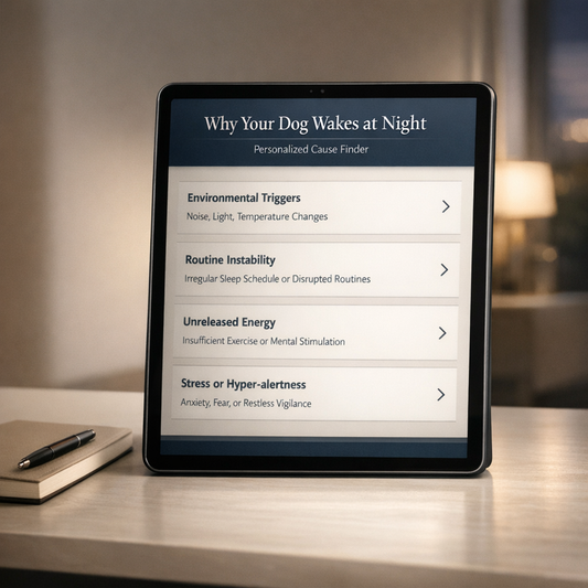 Why Your Dog Wakes at Night — Personalized Cause Finder Daily-Ease