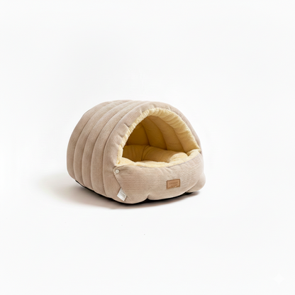 ThermaNest™ Luxury Cat Cave – Ultra-Thickened Self-Warming Pet House – 2-in-1 Calming Indoor Sleeping Pod & Winter Sanctuary for Cats & Small Dogs Daily-Ease