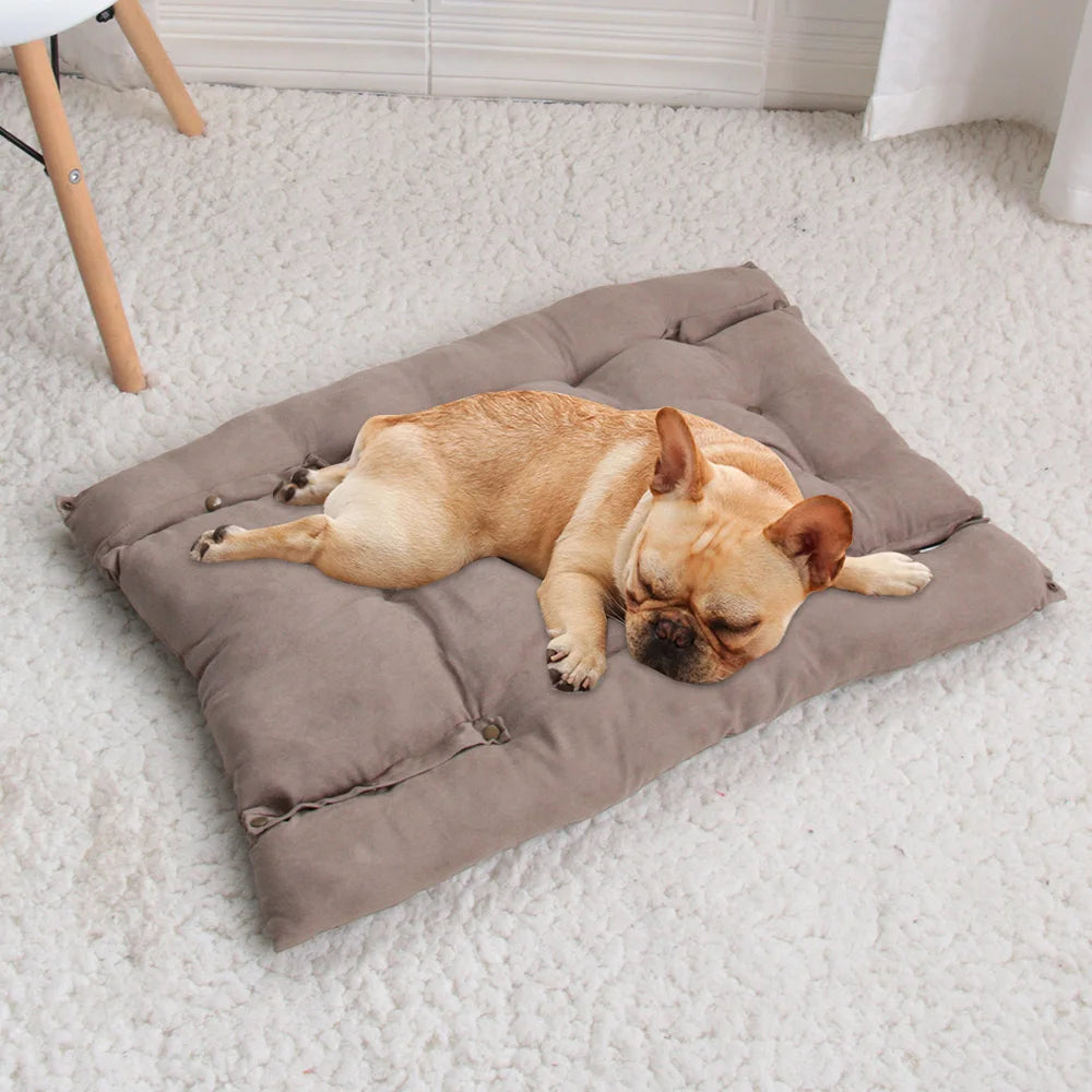 Warm Dog Sofa Bed Winter Pet Dog Cat Bed Sleeping House Kennel Mat Cat Puppy Mattress Pet House Cushion For Small Large Dogs Daily-Ease