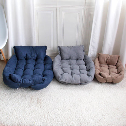 Warm Dog Sofa Bed Winter Pet Dog Cat Bed Sleeping House Kennel Mat Cat Puppy Mattress Pet House Cushion For Small Large Dogs Daily-Ease
