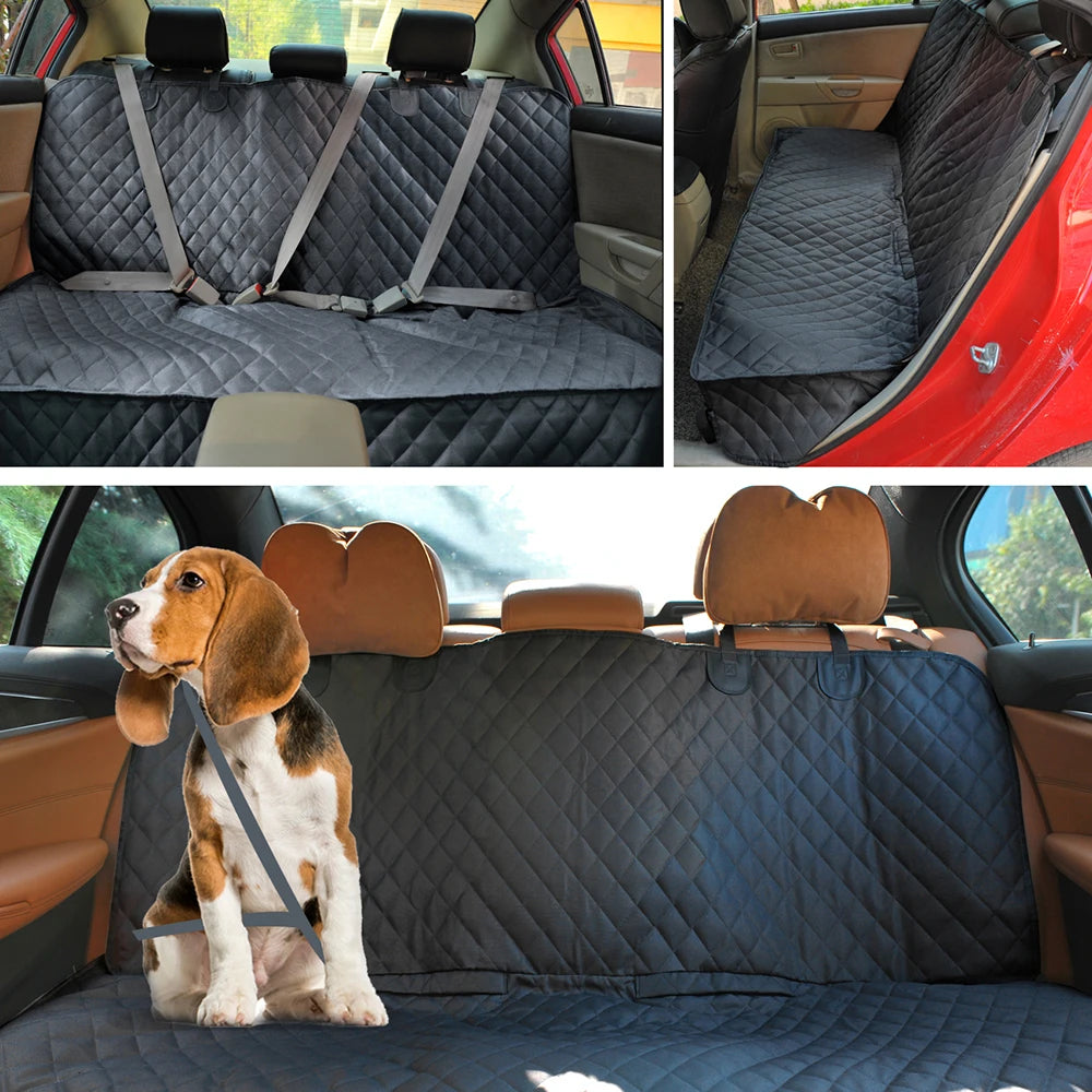 Dog Car Seat Cover Pet Travel Carrier Mattress Waterproof Dog Car Seat Protector With Middle Seat Armrest For Dogs Daily-Ease