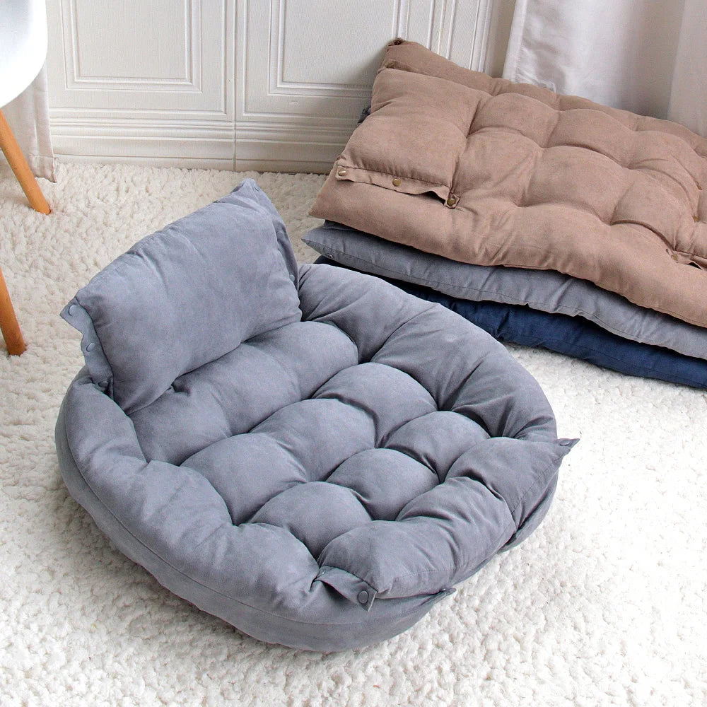 Warm Dog Sofa Bed Winter Pet Dog Cat Bed Sleeping House Kennel Mat Cat Puppy Mattress Pet House Cushion For Small Large Dogs Daily-Ease