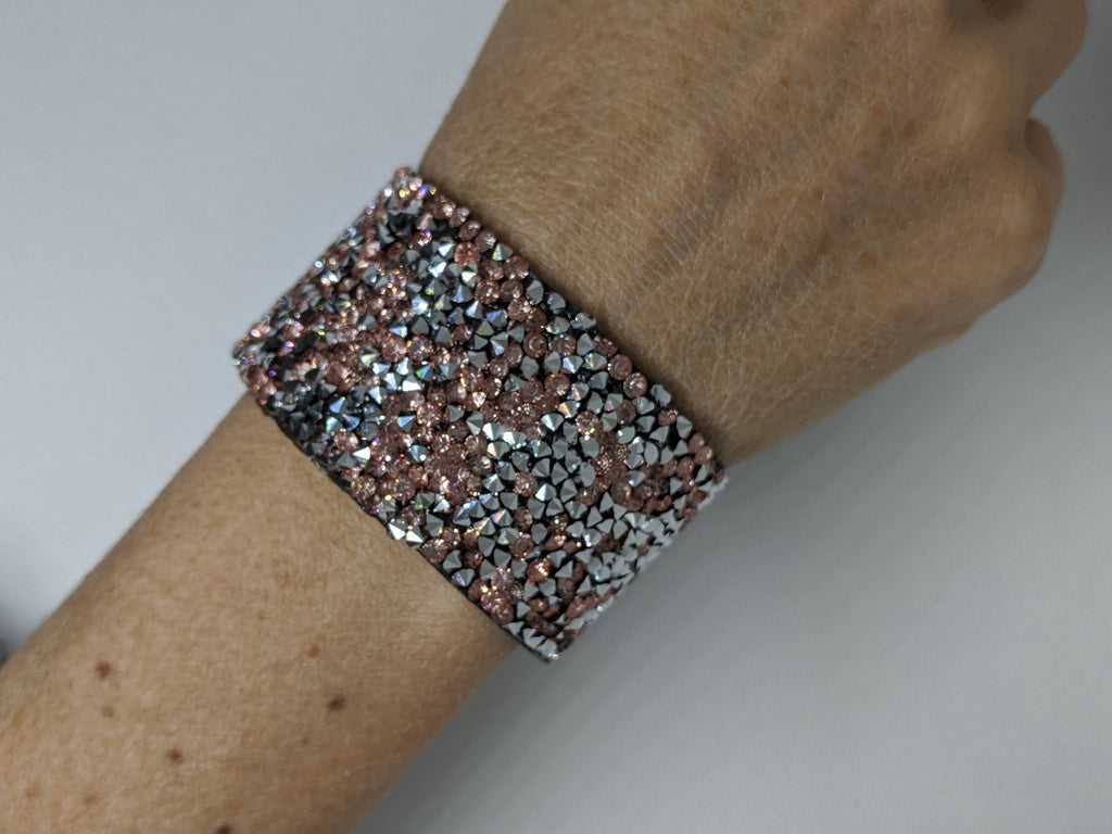 Beaded Crystal Magentic Bracelet