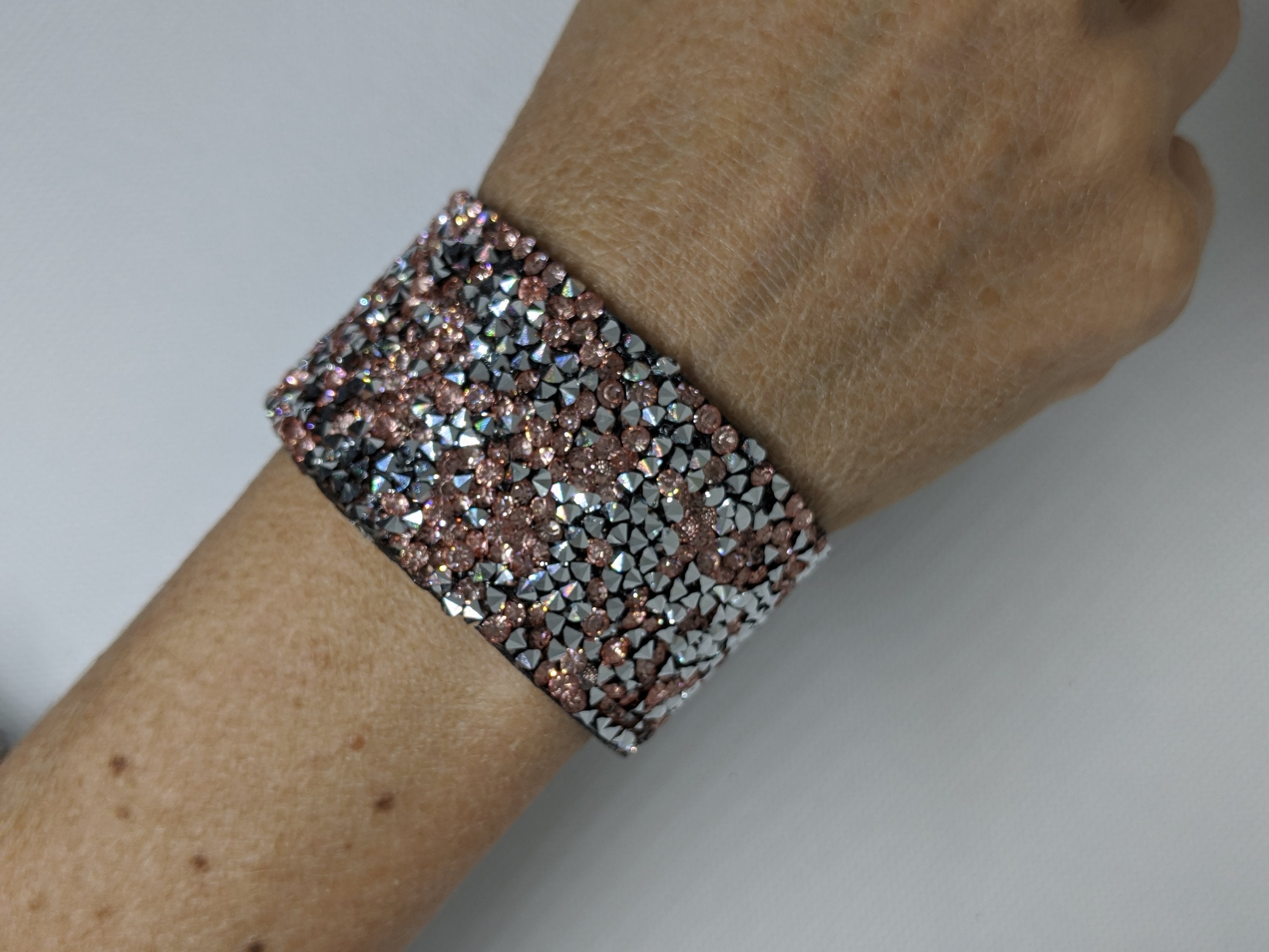 Beaded Crystal Magentic Bracelet