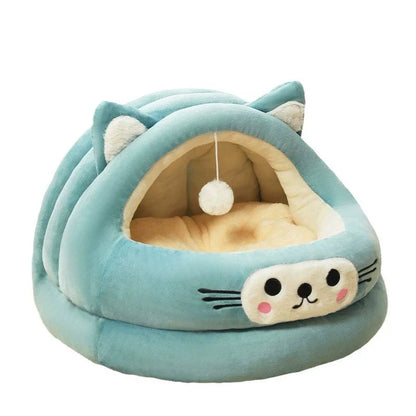 Dog Bed Cute Warm Pet Beds Winter Warm Mat for Dogs Dog Cat Fluff Sleeping Bed Soft Pet Sofas Household Pet Dog Supplies Daily-Ease