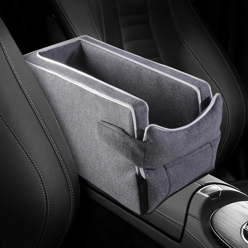Car Center Console Pet Bed Mat   Fiber Pet Safety Seat  Essential for Cat & Do Travel  Small pet car carrierNon-slip pet car s Daily-Ease