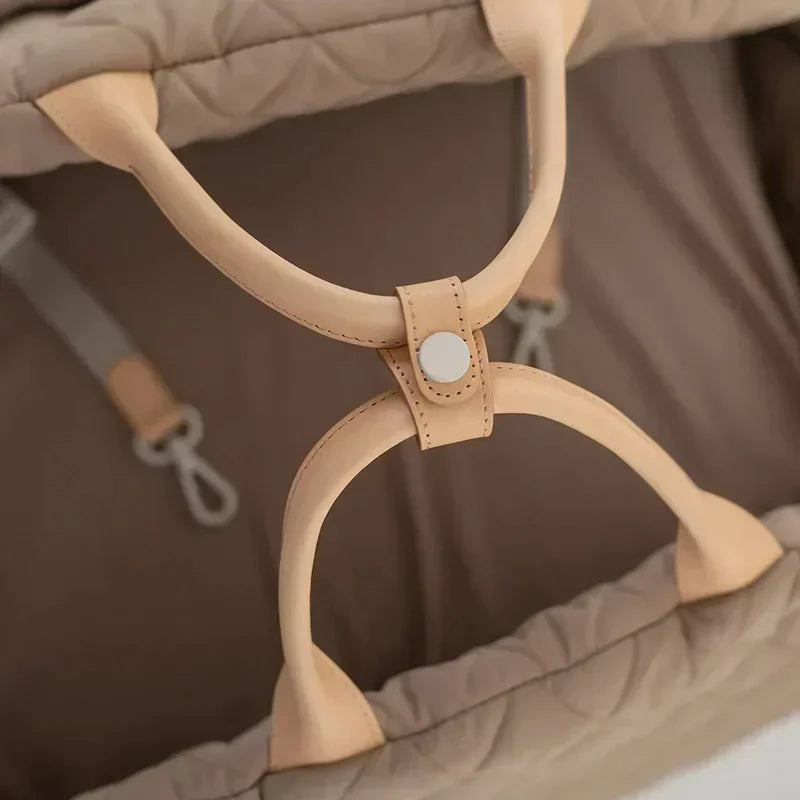 Portable Luxury Pet Carrier Handbag-Washable Dog & Cat Travel Bed Small Pets Puppy Safety Car Seat Booster Tote Pet Accessories Daily-Ease