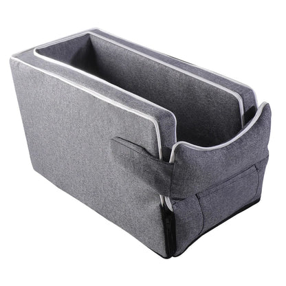 Car Center Console Pet Bed Mat   Fiber Pet Safety Seat  Essential for Cat & Do Travel  Small pet car carrierNon-slip pet car s Daily-Ease