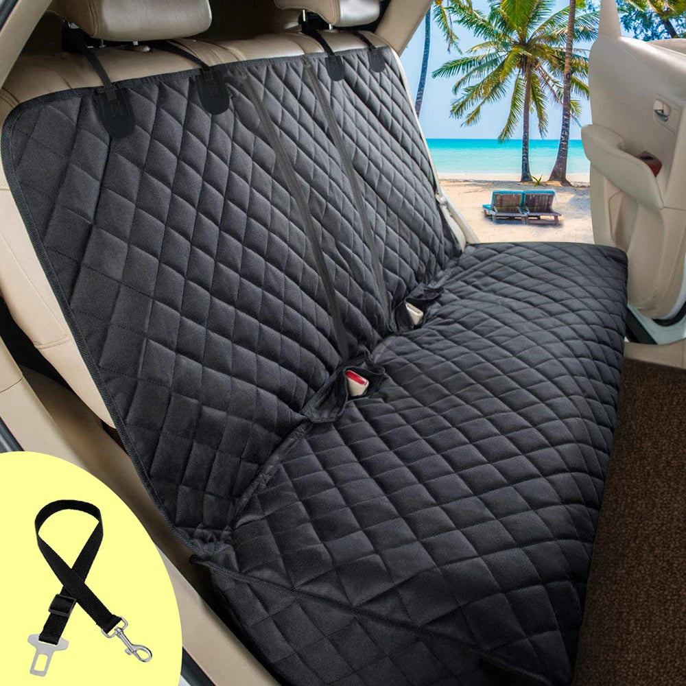 Dog Car Seat Cover Pet Travel Carrier Mattress Waterproof Dog Car Seat Protector With Middle Seat Armrest For Dogs Daily-Ease