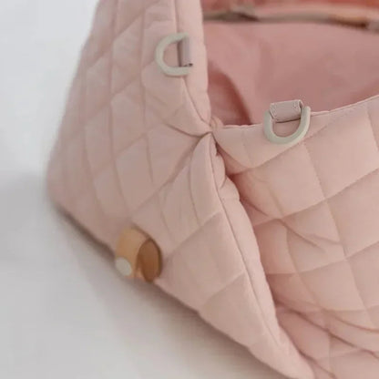 Portable Luxury Pet Carrier Handbag-Washable Dog & Cat Travel Bed Small Pets Puppy Safety Car Seat Booster Tote Pet Accessories Daily-Ease