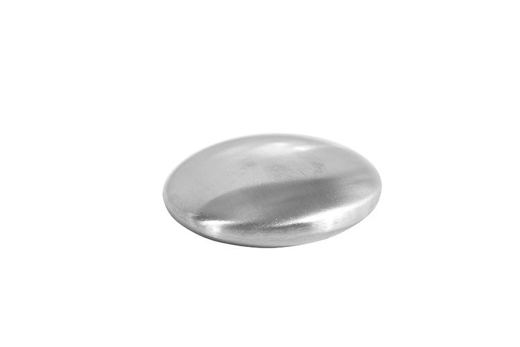 Oval Stainless Steel Fat Round Metal Odor Removal Soap Deodorant Large