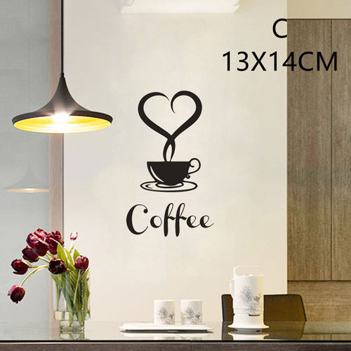 English Proverbs Wall Stickers Kitchen Knife And Fork Creative