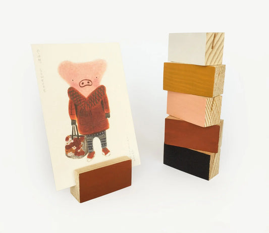 Color Block Card Holder Scarlet Thrace