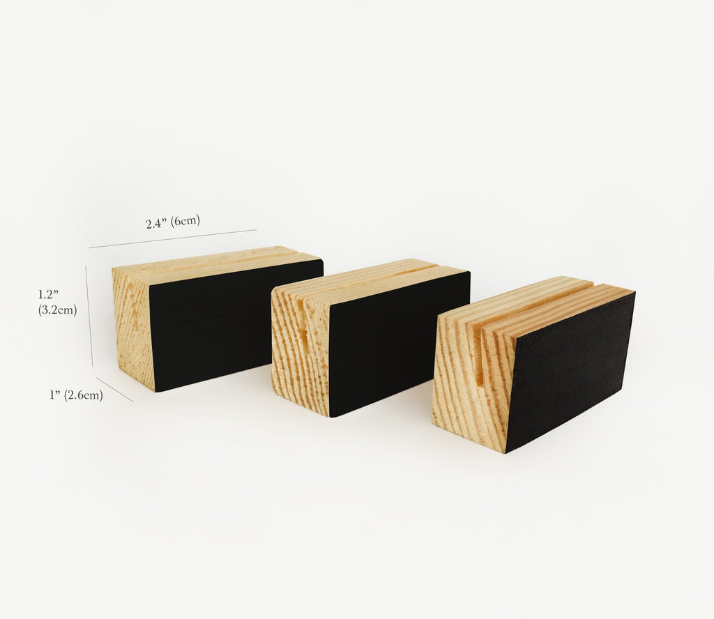 Black Block Card Holder