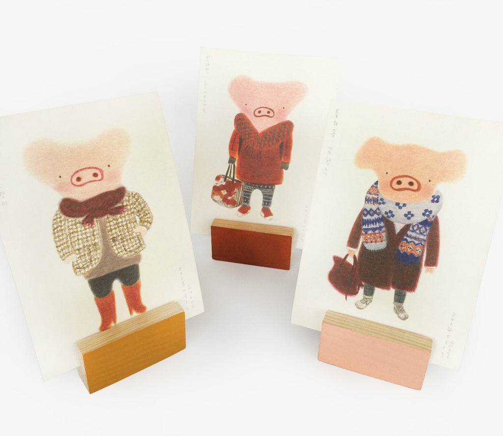 Color Block Card Holder