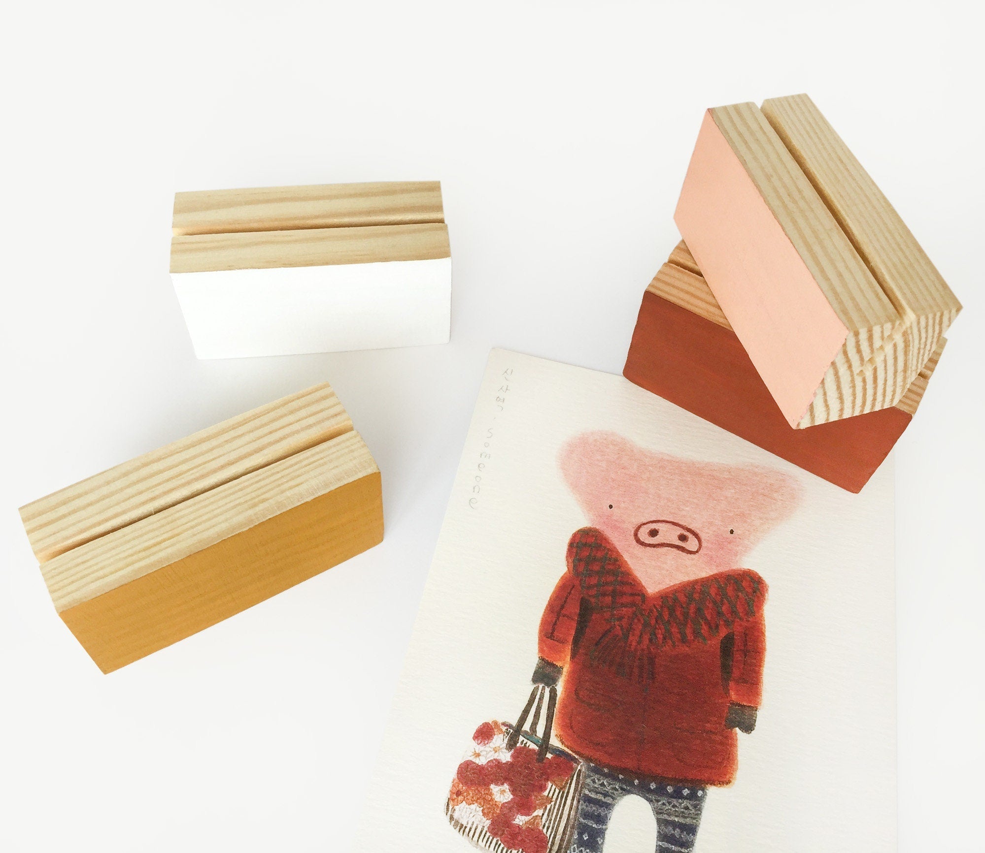 Color Block Card Holder