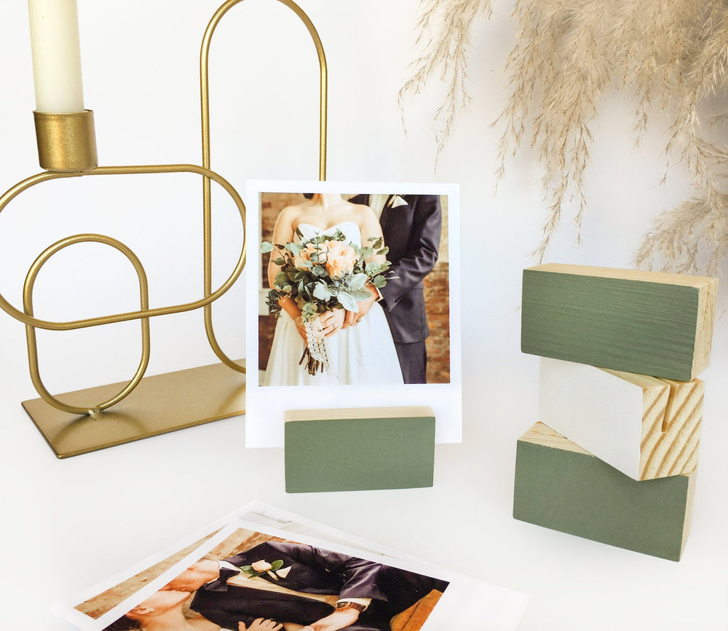 Green Ombre Block Card Holder