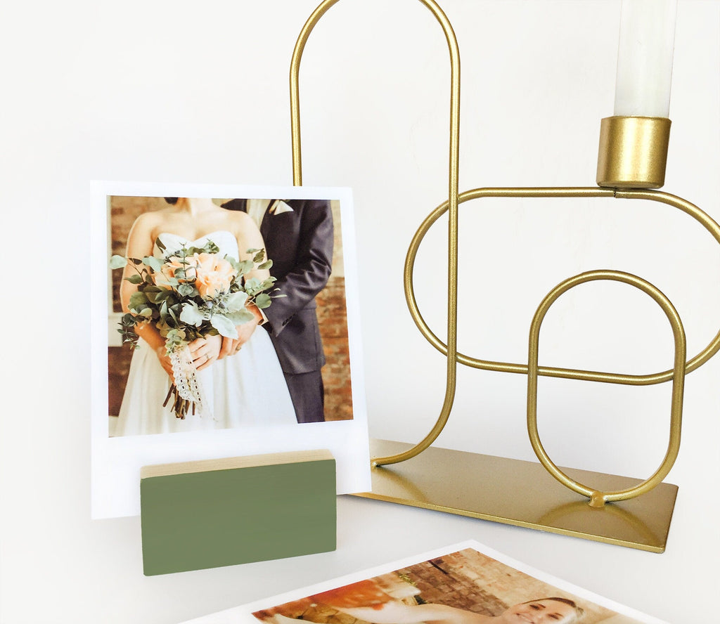 Green Ombre Block Card Holder