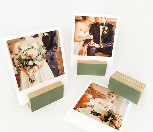 Green Ombre Block Card Holder